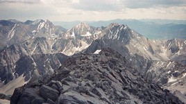 View from the summit of Mount Borah