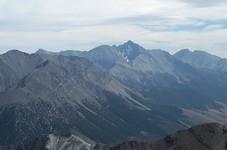 Mount Borah viewed from Dickey Peak to the northwest