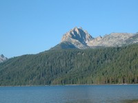 Mount Heyburn from Redfish Lake.