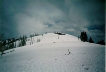 Lava Mountain near Prairie... my first climb in the snow.