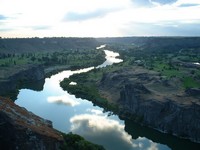 Snake River near Twin Falls, Idaho.